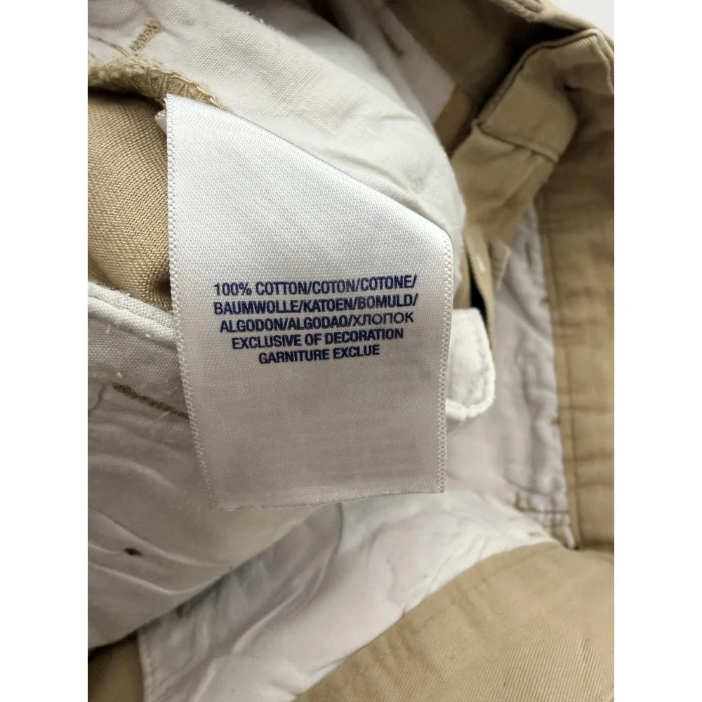 Polo Ralph Lauren Pants Boys 14 Khaki Chino Regular Fit Twill Cotton 27x27